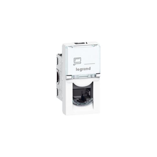 Legrand Blanc Prise Mosaic Rj45 - Catégorie 5E - Utp