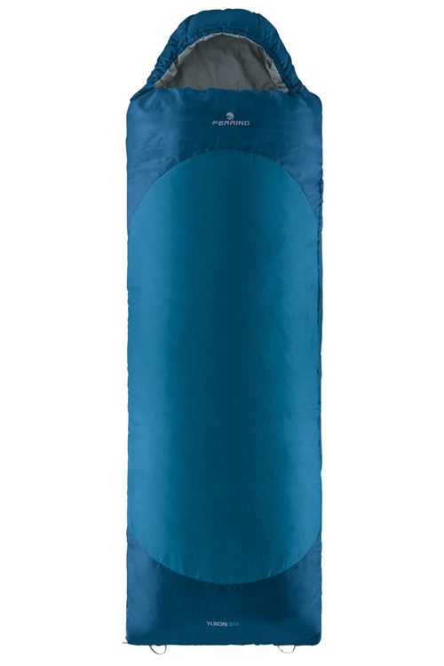 Ferrino sac de couchage Yukon SQ SQ SX bleu 220 x 80 cm