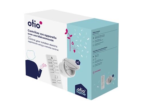 Otio - Prise D'extérieur Ip44 + Télécommande 16 Canaux