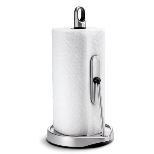 simplehuman Porte-Essuie-Tout Avec Bras De Tension en Acier Inoxydable Brossé