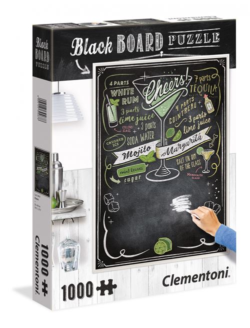Clementoni tableau noir Cheers 1000 pièces