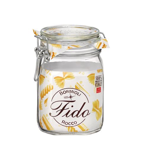 Bocal fido 1 l - Bormioli Luigi - Transparent - Verre
