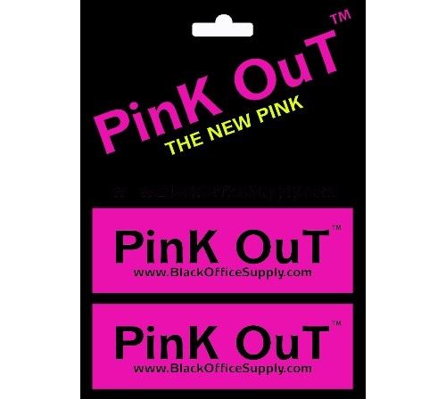 PINK OUT ERASERS - A NEW DYNAMIc PINK FOR A NEW gENERATION pack of 2
