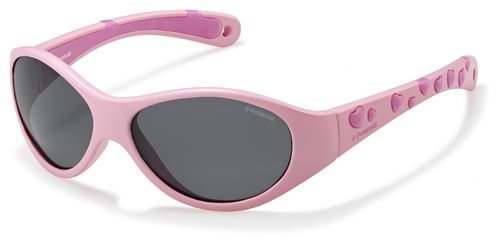 Polaroid lunettes de soleil P040155L/Y2 filles rose/gris