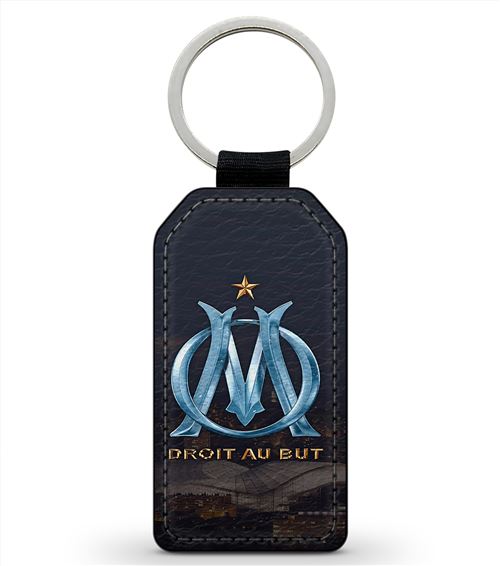 Porte-clés Olympique De Marseille - Pendentif Maillot OM - Pour Supporters, Cadeau Fan De Football