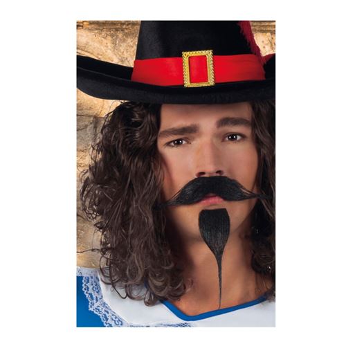 moustache et barbe de mousquetaire