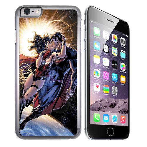 Coque pour iPhone 8 PLUS superman wonderwoman
