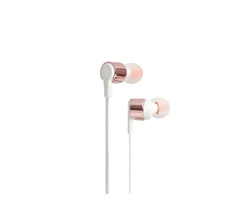 Harman International Industries JBL T210 - Écouteurs Avec Micro - Intra-Auriculaire - Filaire - Jack 3,5Mm - Rose Gold