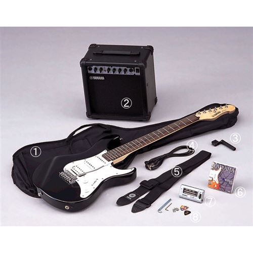 Yamaha Eg112C Noire - Pack Guitare Électrique Débutant