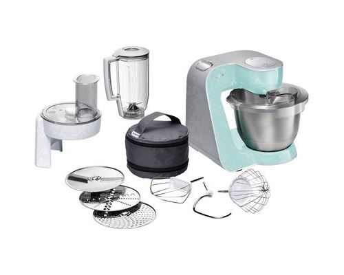 Bosch MUM5 CreationLine MUM58020 - Keukenmachine - 1000 W - zilver/mint turquoise