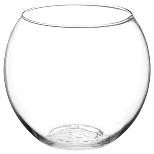 Atmosphera Créateur d'intérieur - Vase en Verre "Boule" 19cm Transparent