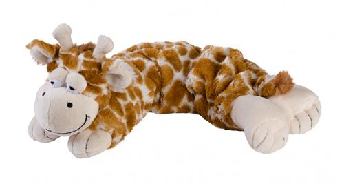 Warmies girafe câline chaude 50 cm marron