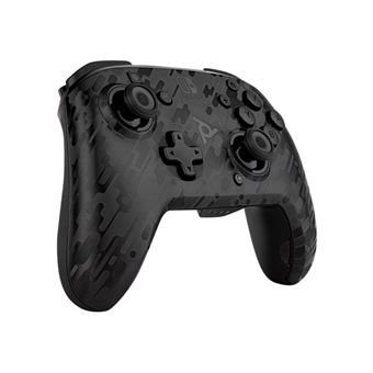 Manette Nintendo Switch sans fil Pdp Faceoff Deluxe Camouflage Noir