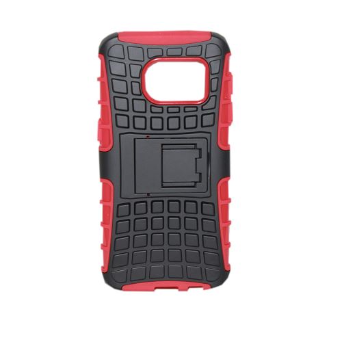 Coque Anti Choc Pour Samsung Galaxy S7 Edge Modèle Spider - Rouge