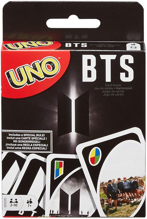 Jeu de société et de cartes UNO BTS x Mattel