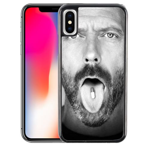 Coque pour iPhone XS dr house pilule