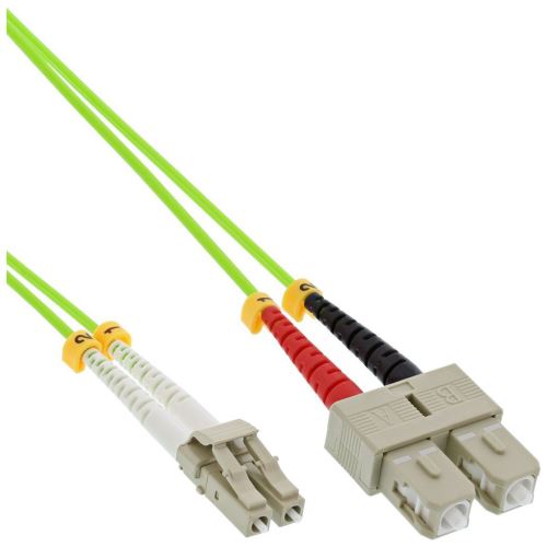 Câble duplex optique en fibre InLine® LC / SC 50 / 125µm OM5 7.5m