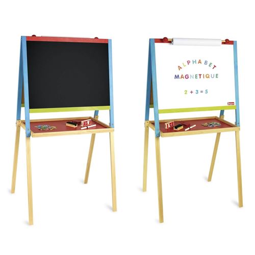 Tableauen bois sur chevalet - 105 x 56 cm
