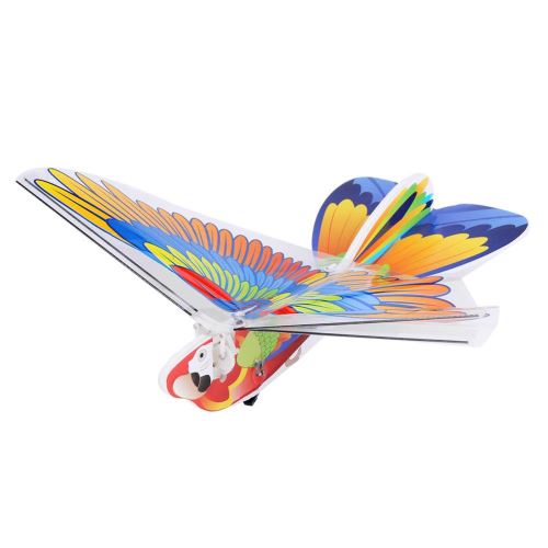Flying Oiseau Télécommande Rc Eagle Parrot Enfant Rc Jouets (Aile Orange Et Bleue) Cadeau Noël pour enfant