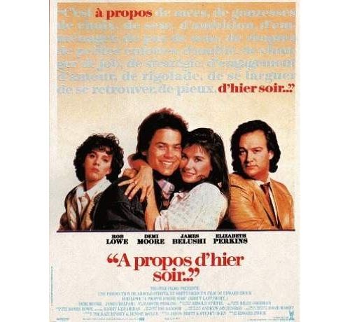 A Propos D'Hier Soir AFFICHE CINEMA ORIGINALE