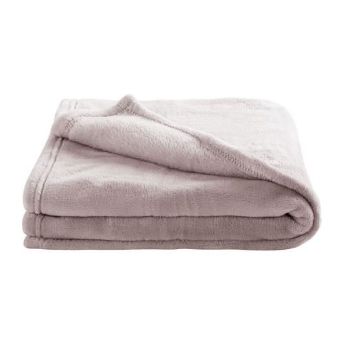 DOMIVA Couverture microfibre microdoux 75 x 100 cm - Taupe
