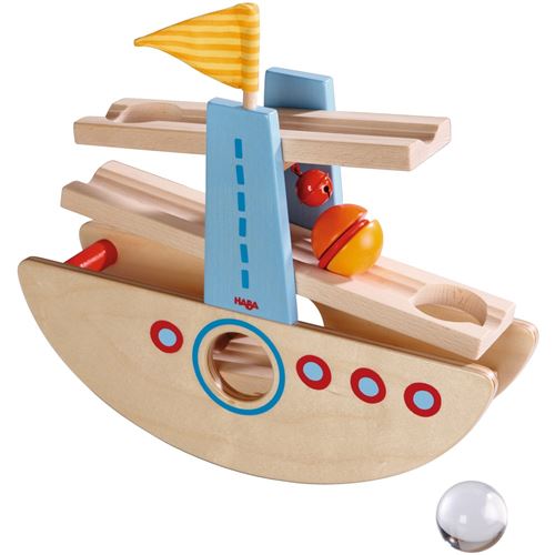 Haba ma première piste de billes - bateau à balancier