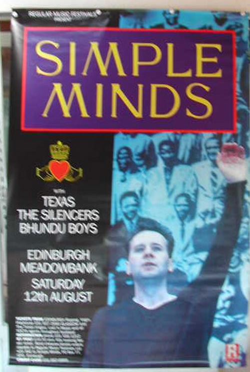Simple Minds - 101x154 cm - AFFICHE / POSTER