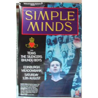 Simple Minds - 101x154 cm - AFFICHE / POSTER - 1