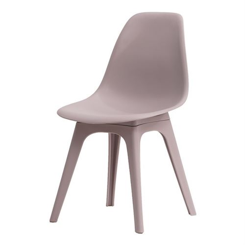 Set De 2 Chaises Carina Contemporain Gris - Pour le Bureau, Cuisine, Séjour