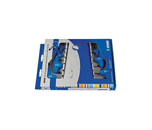 Unior Jeu clés mâles poignée embout hexagonal - Hx2,5-Hx 10/7-193HXCS