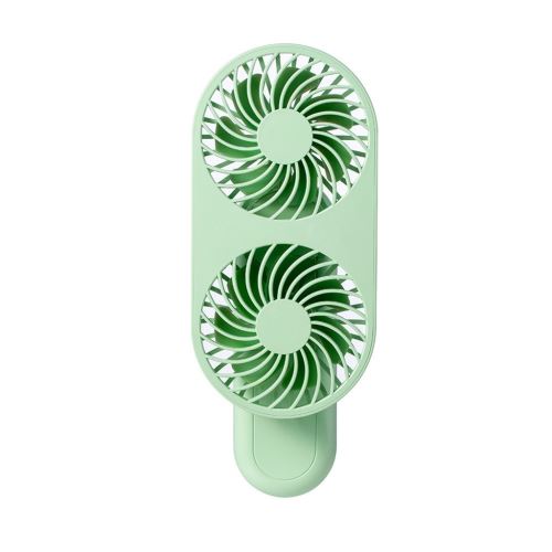 Ventilateur à main USB rechargeable portable Refroidisseur D'air 3 vitesses vert