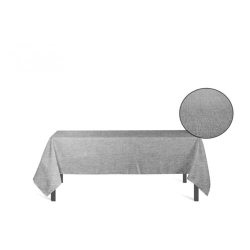 Sucre docre nappe rectangle bella - 160x300cm - polyester gris 818753