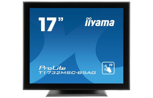 Ecran de PC tactile Iiyama prolite t1732msc-b5ag 17 1280 x 1024 plusieurs pressions noir