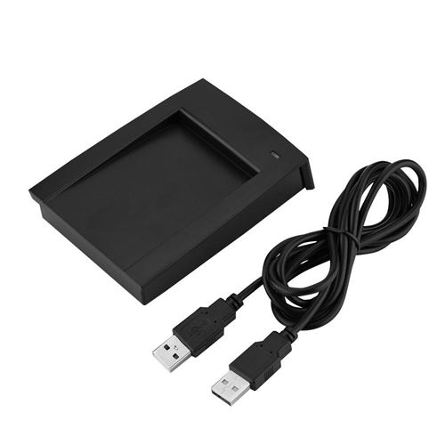 Lecteur de Carte 125Khz Carte RFID Intelligent, Lecteur de Carte d'Identification avec Interface USB