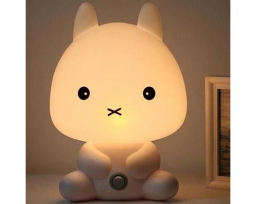 Veilleuse LED Lapin Lampe Ampoule Enfant Dessin Animé 11-15W - YONIS