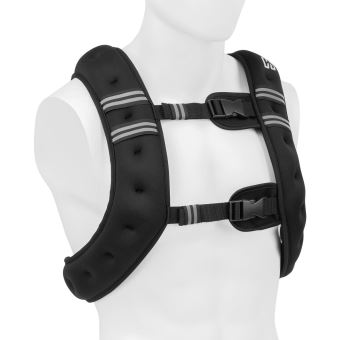 Veste Lestée CAPITAL SPORTS Vestpro - 20kg Poids Amovibles - Nylon Renforcé - Pour Musculation Et Cardio