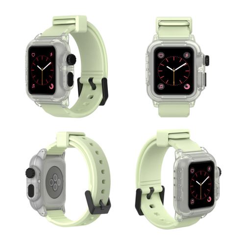 Bracelet en silicone WISETONY remplacement pour Apple Watch Series 2/3 42mm - Lumineux