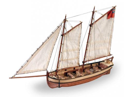 Maquette en bois - Endeavour's Longboat