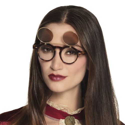 lunettes vintage flip-up