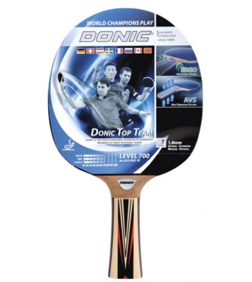Donic Schildkröt raquettes de tennis de table Top Team 700 noir