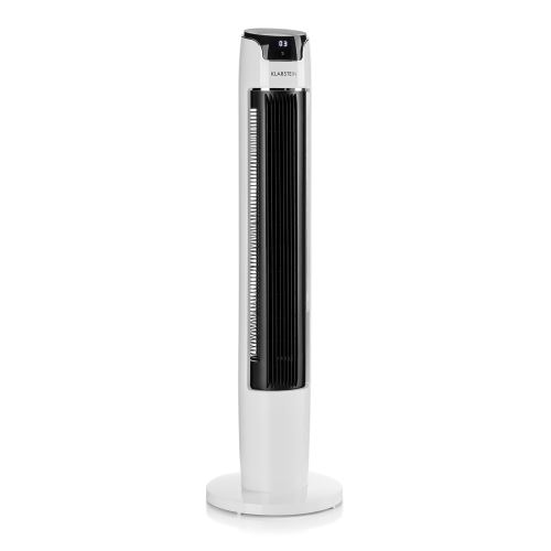 Klarstein Empire State Ventilateur Colonne Ventilateur Sur Pied Oscillation à 45° - Blanc