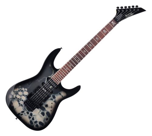 Rocktile Pro JK150F-BSK guitare eléctrique skull