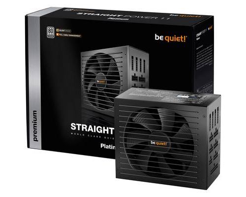 be quiet straight power 11 1200w 80 plus platinum power supply noir