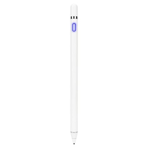 Stylet Tactile Touch Control Pen Pour iPad / iPhone / tablette Android Stylet Capacitance Stylet Grip (Blanc)