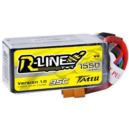 Lipo R-Line 1550mAh 95C 4S1P Tattu