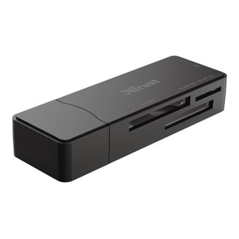 Trust NANGA - Lecteur de carte (MS, SD, microSD, MS Micro) - USB 3.1 Gen 1 - 1