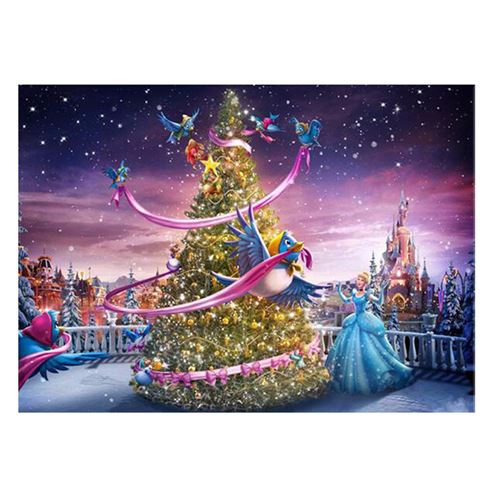 Peinture au diamant DIY 5D ZY809 - Sapin de Noël (40x30CM)