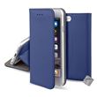 Housse etui coque pochette portefeuille pour Apple iPhone SE (2022) + film ecran - BLEU MAGNET - htdmobiles
