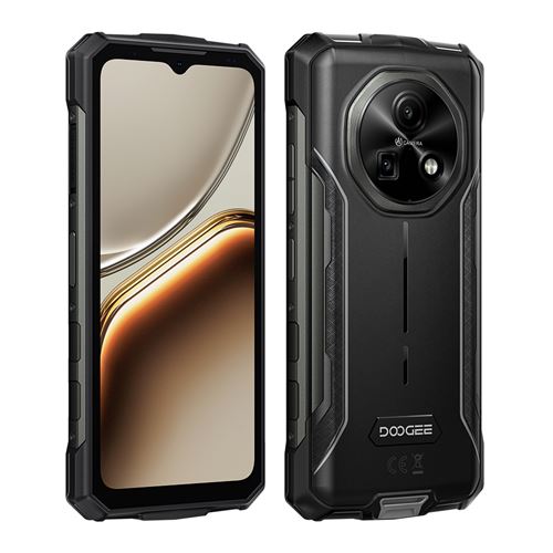 Smartphone DOOGEE Fire 7 Noir : 5.6 ,4Go+256Go+2To, 13000mAh, Android 15,Empreinte digitale, Dual SIM 5G,Téléphone Portable-389g