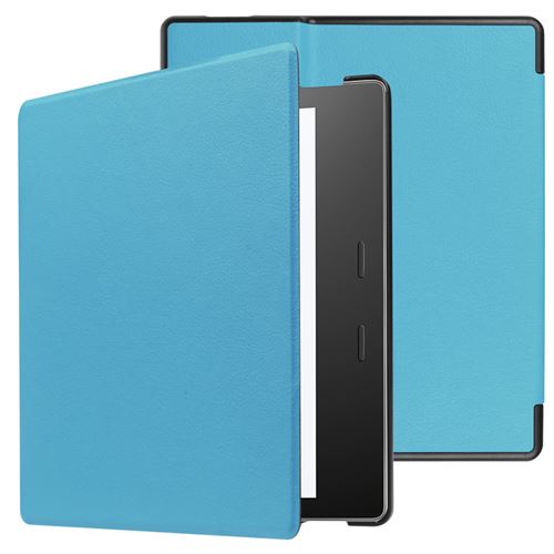 Étui de liseuse portefeuille en cuir végan pour  Kindle Paperwhite 4  Bleu clair iMoshion - Accessoires liseuse - Achat & prix